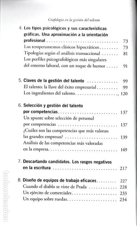 Libros de segunda mano: Grafolog&iacute;a en la gesti&oacute;n del talento / Sandra M. Cerro Jim&eacute;nez - Foto 4