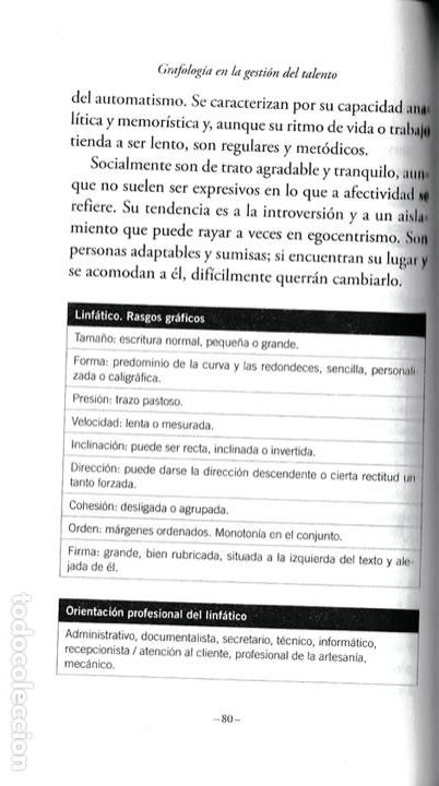 Libros de segunda mano: Grafolog&iacute;a en la gesti&oacute;n del talento / Sandra M. Cerro Jim&eacute;nez - Foto 6