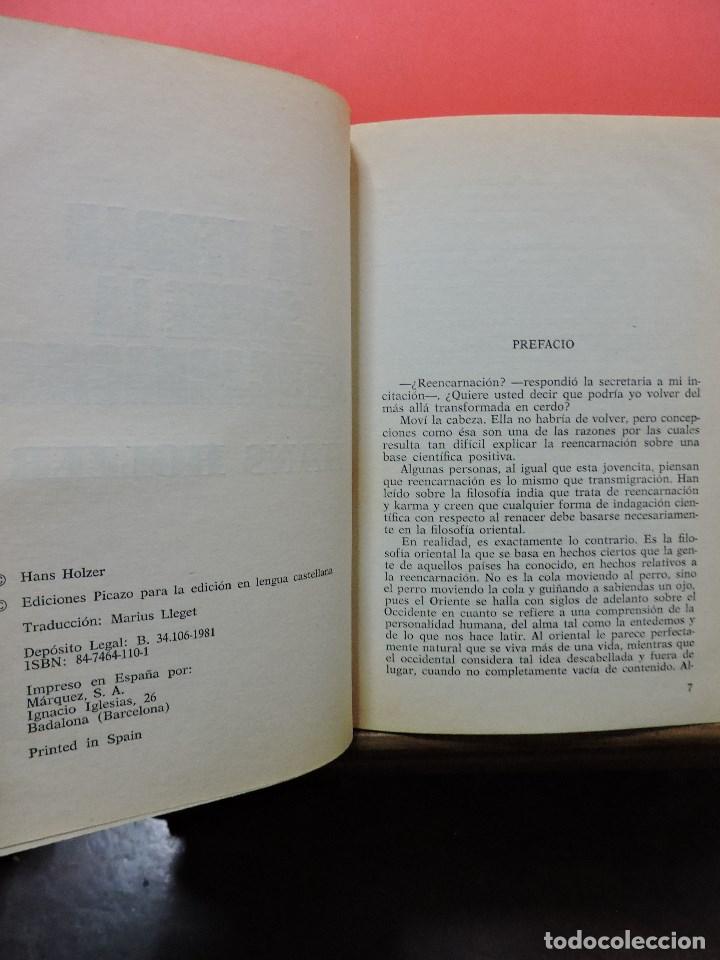 Libros de segunda mano: La verdad sobre la reencarnaci&oacute;n. HOLZER, Hans. Ediciones Editors 1981 - Foto 2