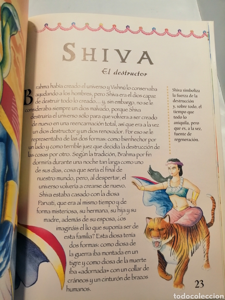 Libros de segunda mano: MITOLOG&Iacute;A ORIENTAL (TAPA DURA, COMO NUEVO) - Foto 6