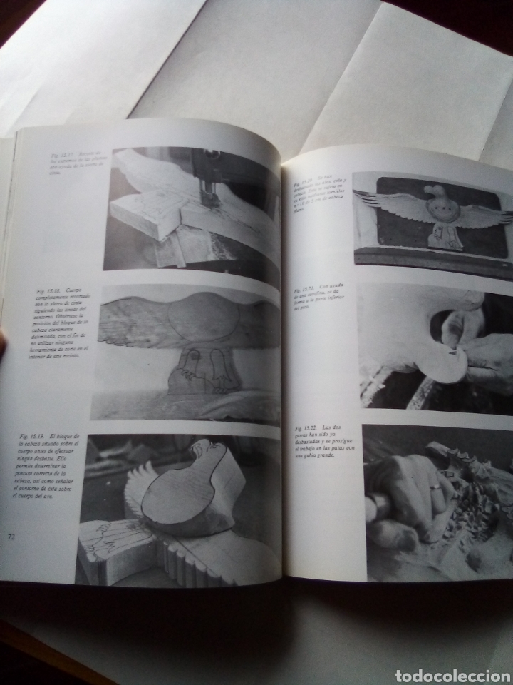 Libros de segunda mano: Pr&aacute;ctica de la talla de la madera John Upton enciclopedia de las artesan&iacute;as CEAC - Foto 4