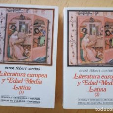 Libros de segunda mano: ERNST ROBERT CURTIUS LITERATURA EUROPEA Y EDAD MEDIA LATINA. Lote 257890325