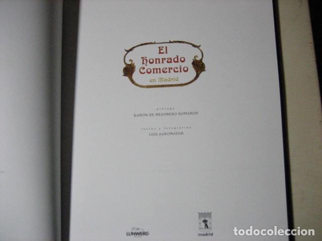 Libros de segunda mano: Luis Agromayor, El honrado comercio en Madrid, Lunwerg, 2006 - Foto 6