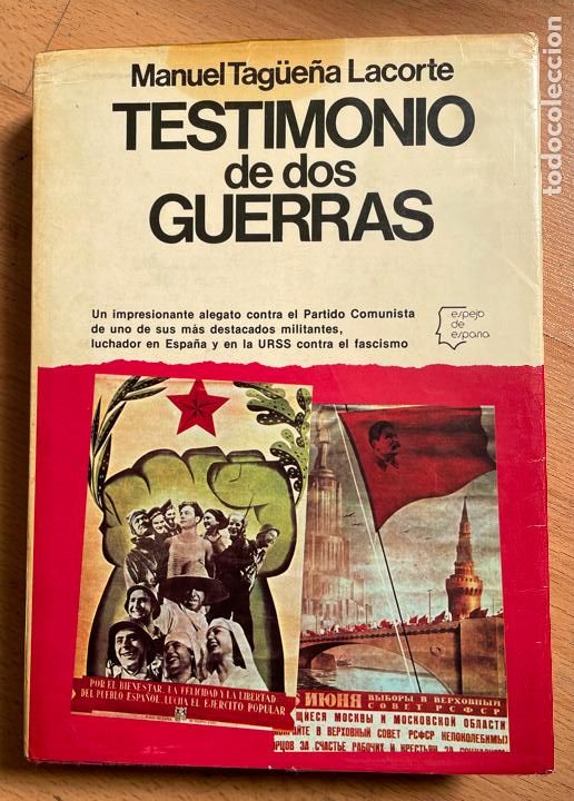 Libros de segunda mano: TESTIMONIO DE DOS GUERRAS, Manuel Tague&ntilde;a Lacorte - Foto 1