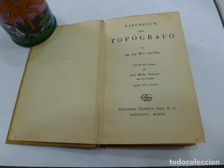Libros de segunda mano: VADEMECUM DEL TOPOGRAFO - GUSTAVO GILI - Foto 5