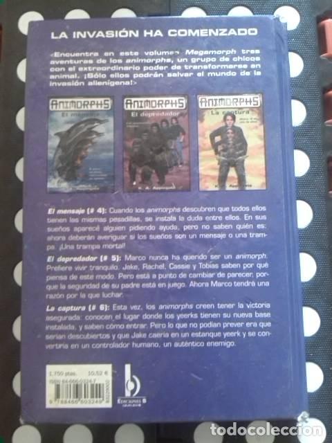 Libros de segunda mano: Animorphs. Colecci&oacute;n Megamorphs. K. A. Applegate. Ediciones B. 2001. - Foto 2