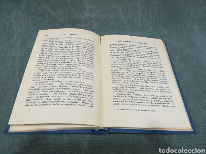 Libros de segunda mano: LA SERPIENTE Y LA ESPADA - P. C. WREN - COL. HORIZONTE - ED. LARA - Foto 3
