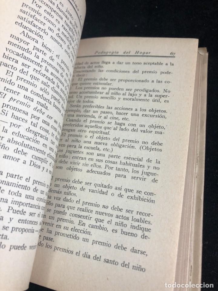 Libros de segunda mano: PEDAGOG&Iacute;A DEL HOGAR. JERONIMO DE MORAGAS. Ediciones La Gacela 1942 - Foto 9