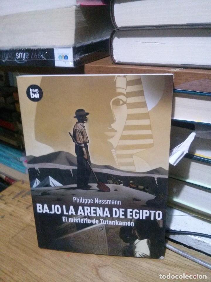 Libros de segunda mano: BAJO LA ARENA DE EGIPTO, PHILIPPE NESSMANN, ED. BAMBU - Foto 1
