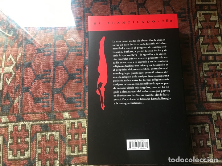 Libros de segunda mano: Homo Necans. Walter Brunert. Acantilado. Como nuevo - Foto 3
