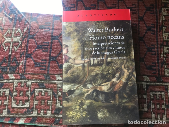 Libros de segunda mano: Homo Necans. Walter Brunert. Acantilado. Como nuevo - Foto 1