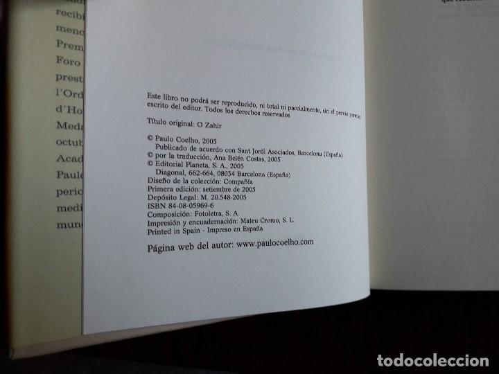 Libros de segunda mano: libro usado, El Zahir, Paulo Coelho. Planeta. - Foto 2