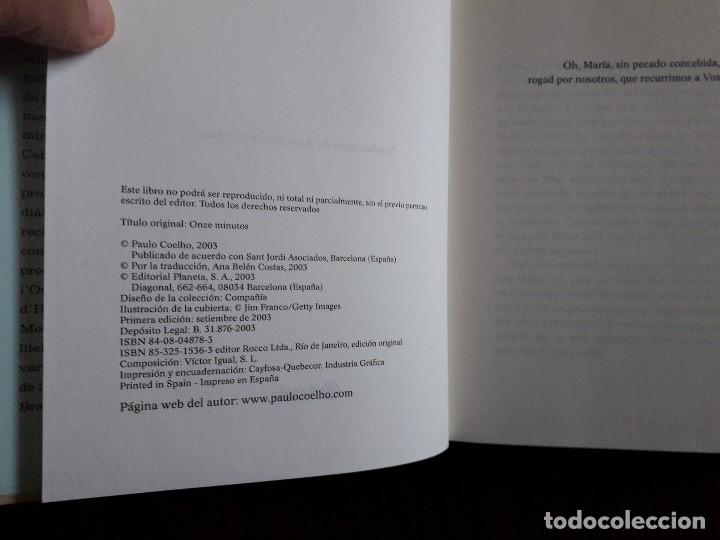 Libros de segunda mano: libro usado, Once minutos, Paulo Coelho. Planeta. - Foto 2