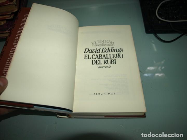 Libros de segunda mano: David Eddings, El caballero del rubi, ELENIUM, Timun - Foto 2