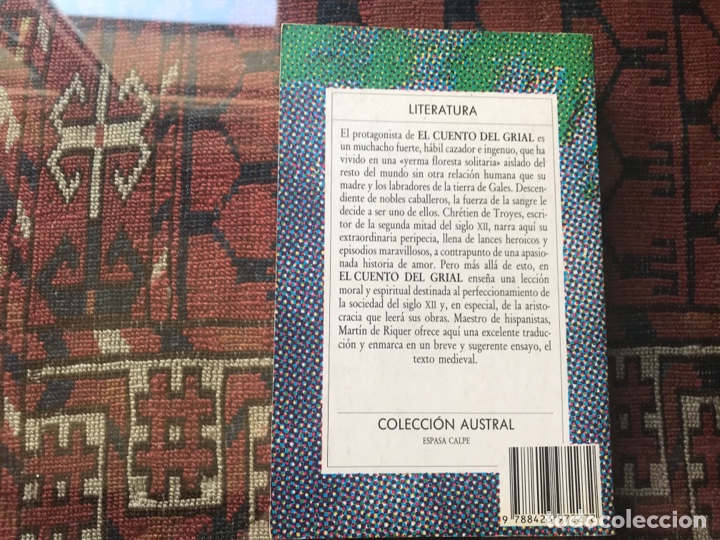 Libros de segunda mano: Perceval o el cuento del Grial. Chretien de Troyes. Austral - Foto 2