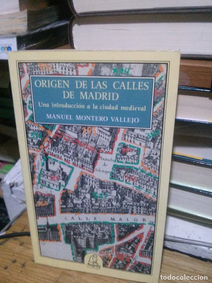 Libros de segunda mano: ORIGEN DE LAS CALLES DE MADRID, MANUEL MONTERO VALLEJO, ED. AVAPIES - Foto 1
