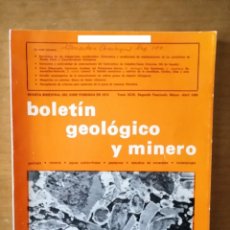 Libros de segunda mano: BOLETÍN GEOLÓGICO Y MINERO. VOL 99. MARZO-ABRIL 1988. SEGUNDO FASCÍCULO. FALTAN PÁGINAS ALMADÉN.W. Lote 259035715