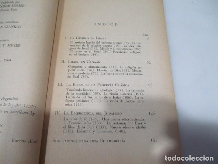 Libros de segunda mano: IEJEZKEL KAUFMANN La &eacute;poca b&iacute;blica W6803 - Foto 2