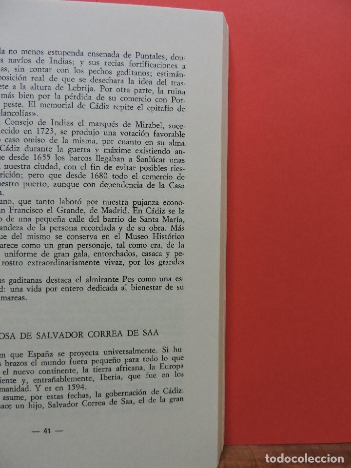 Libros de segunda mano: Figuras gaditanas. EGEA RODR&Iacute;GUEZ, Juan. Dedicatoria del Autor. 1974 - Foto 4