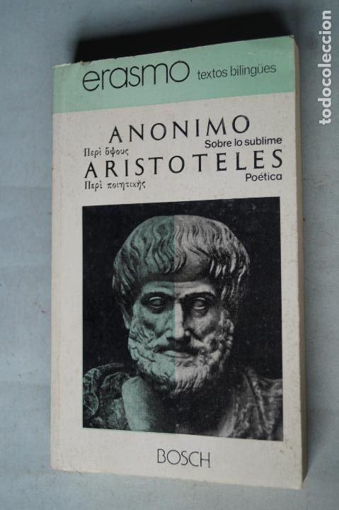 Libros de segunda mano: ANONIMO SOBRE LO SUBLIME, ARISTOTELES ERASMO. - Foto 1