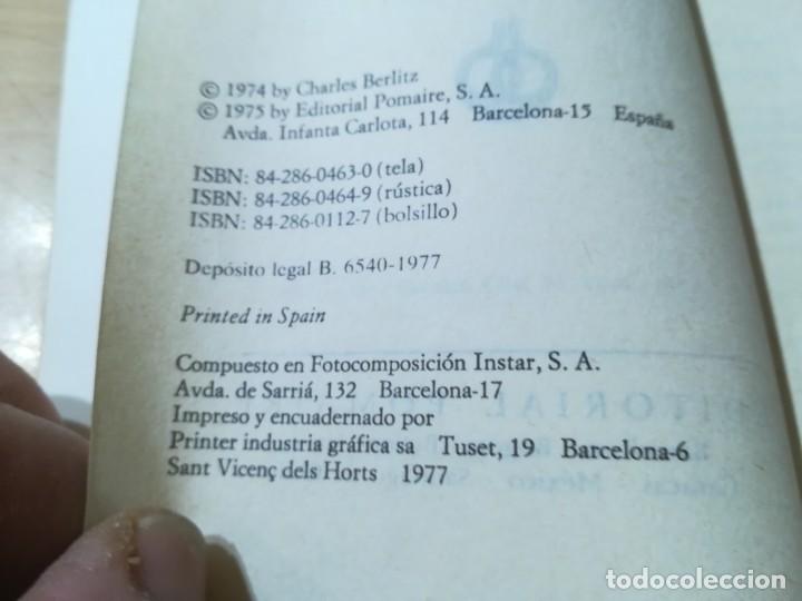Libros de segunda mano: EL TRIANGULO DE LAS BERMUDAS / CHARLES BERLITZ / POMAIRE / AF406/A403 - Foto 6