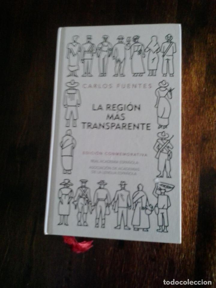Libros de segunda mano: La regi&oacute;n m&aacute;s transparente. Carlos Fuentes - Foto 1