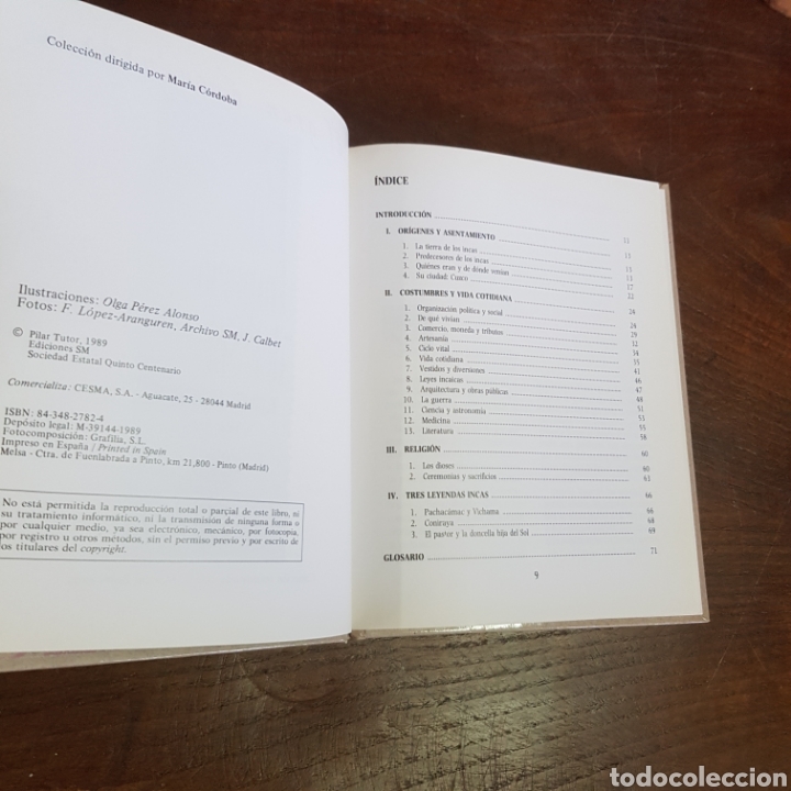 Libros de segunda mano: EL IMPERIO DEL SOL, LOS INCAS - PILAR TUTOR - Foto 3