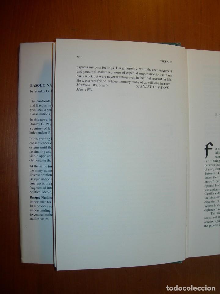 Libros de segunda mano: BASQUE NATIONALISM / STANLEY G. PAYNE / INGL&Eacute;S - Foto 6