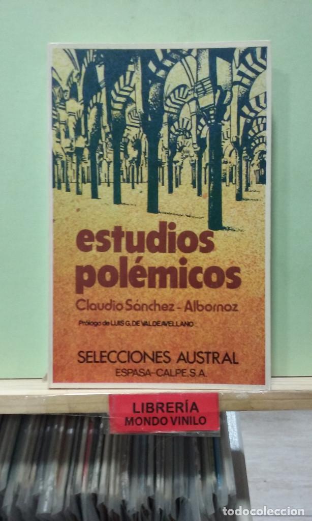 Libros de segunda mano: Estudios pol&eacute;micos. Claudio S&aacute;nchez-Albornoz - Foto 1