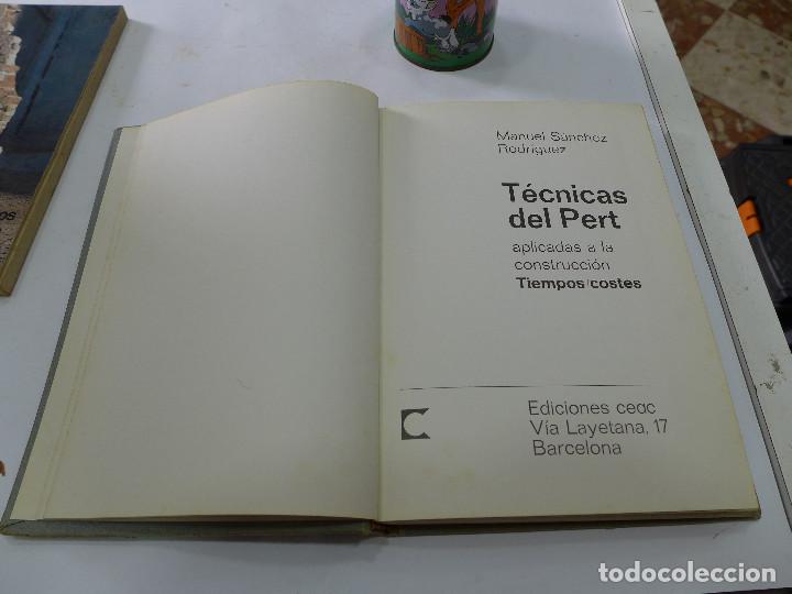 Libros de segunda mano: TECNICAS DEL PERT APLICADAS A LA CONSTRUCCION TIEMPOS/COSTES - CEAC - Foto 5
