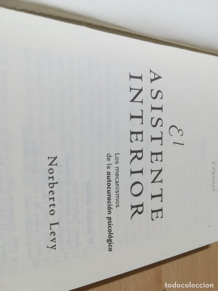 Libros de segunda mano: EL ASISTENTE INTERIOR / NORBERTO LEVY / RBA / Q306 - Foto 5