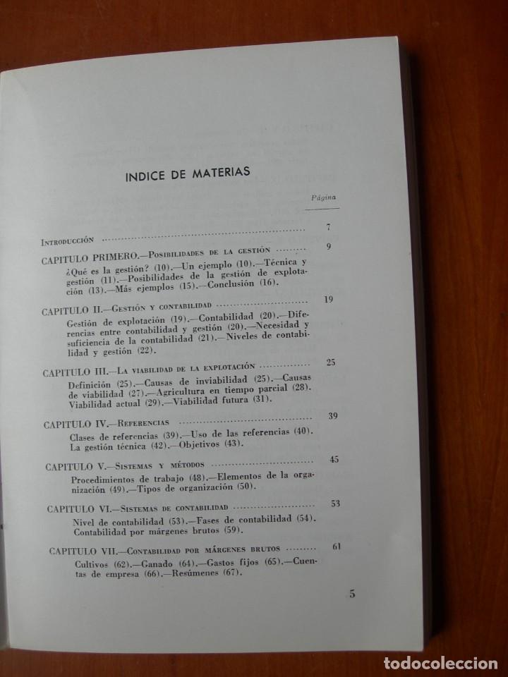 Libros de segunda mano: GESTI&Oacute;N DE LAS EXPLOTACIONES AGRARIAS / VVAA. - Foto 3