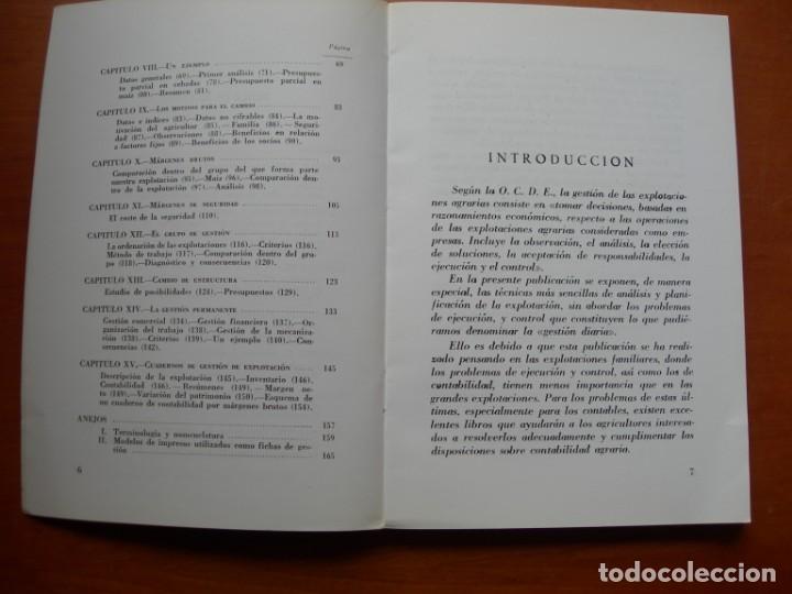 Libros de segunda mano: GESTI&Oacute;N DE LAS EXPLOTACIONES AGRARIAS / VVAA. - Foto 4