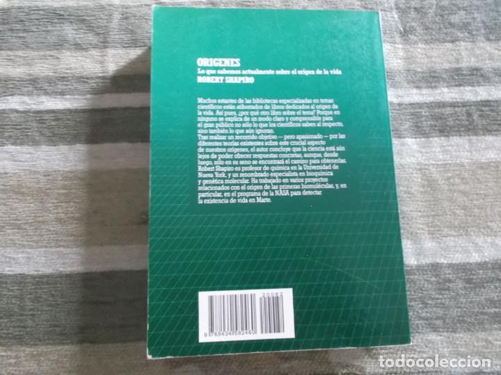 Libros de segunda mano: ORIGENES ROBERT SHAPIRO - Foto 3