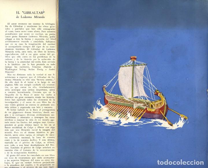 Libros de segunda mano: LEDESMA, Ram&oacute;n. Gibraltar. La Roca de Calpe. 1957. - Foto 2