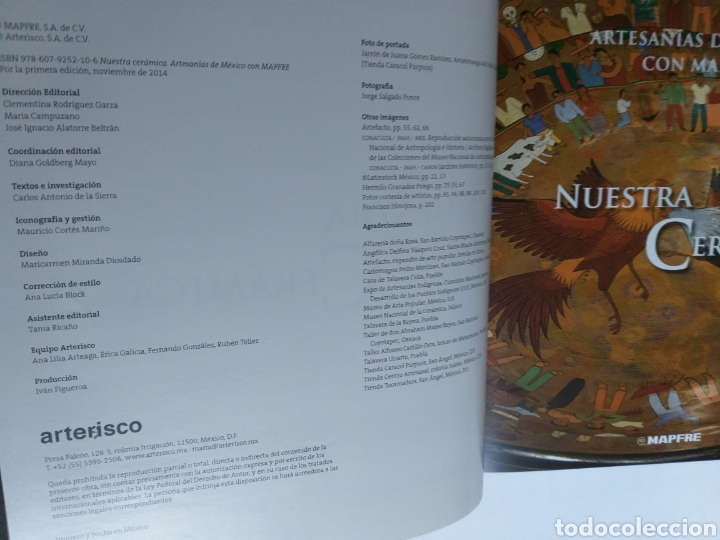 Libros de segunda mano: Artesan&iacute;as de M&eacute;xico con Mapfre. Nuestra cer&aacute;mica - Foto 8