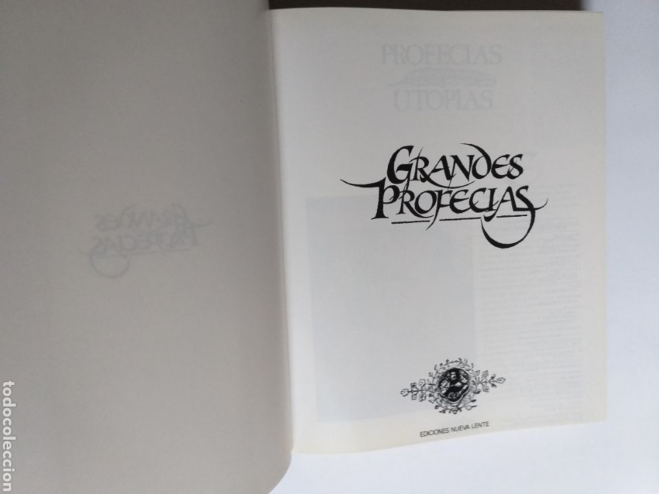 Libros de segunda mano: Grandes profec&iacute;as . Ediciones nueva lente - Foto 6