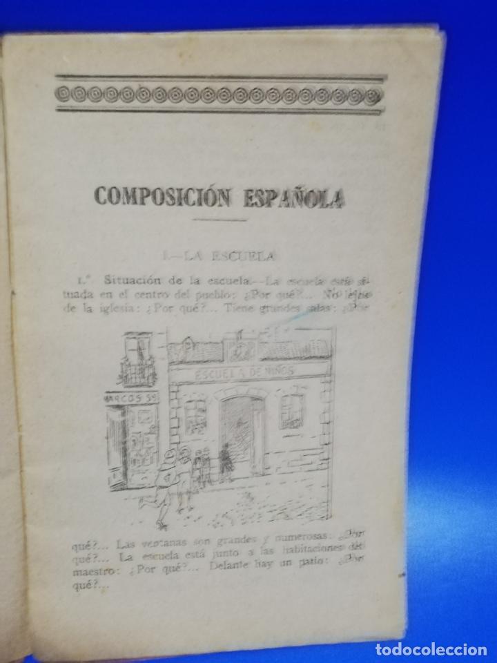 Libros de segunda mano: COMPOSICION ESPA&Ntilde;OLA. PRIMER GRADO. EDICIONES BRU&Ntilde;O. 1941. PAGS. 50. - Foto 4