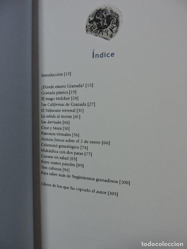 Libros de segunda mano: Granada Fingida. IZQUIERDO, Francisco. Los Libros de la Estrella - Foto 2