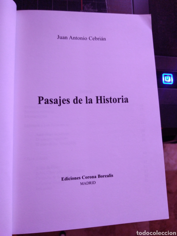 Libros de segunda mano: Pasajes de la historia Juan Antonio Cebri&aacute;n - Foto 4