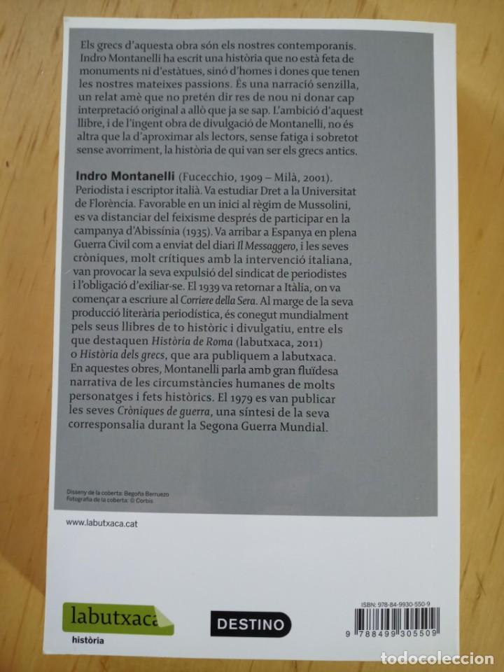 Libros de segunda mano: INDRO MONTANELLI HISTORIA DELS GRECS - Foto 2