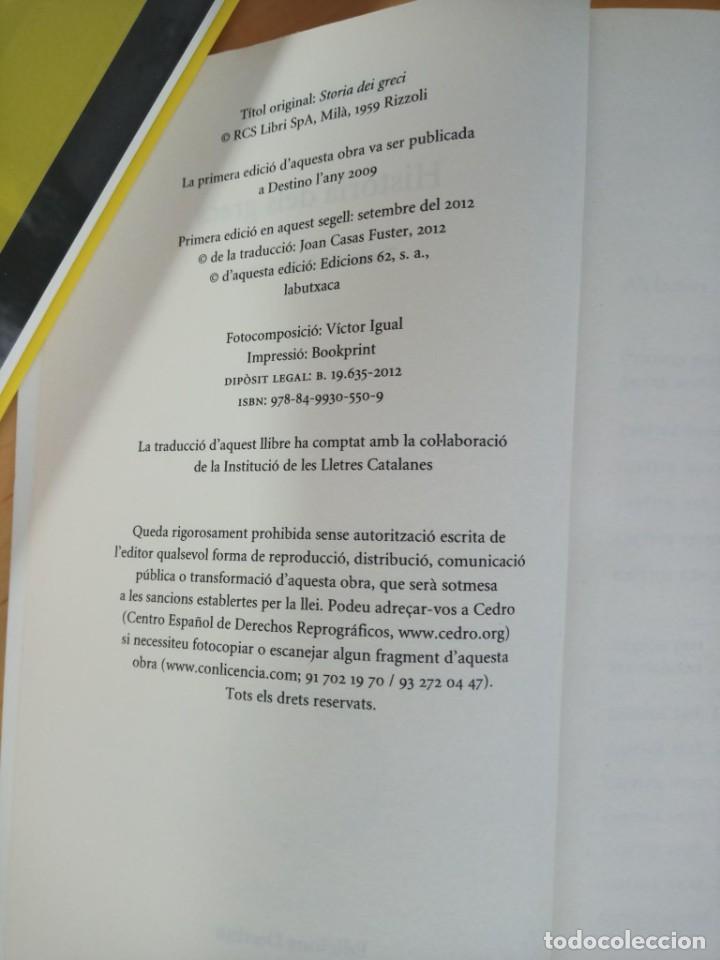 Libros de segunda mano: INDRO MONTANELLI HISTORIA DELS GRECS - Foto 4