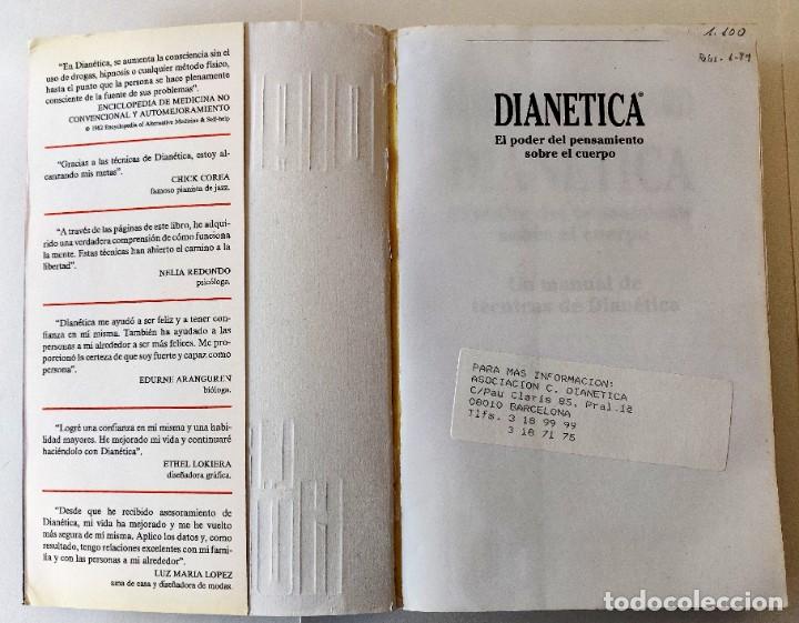 Libros de segunda mano: Libro Dianetica. El poder del pensamiento. - Foto 2