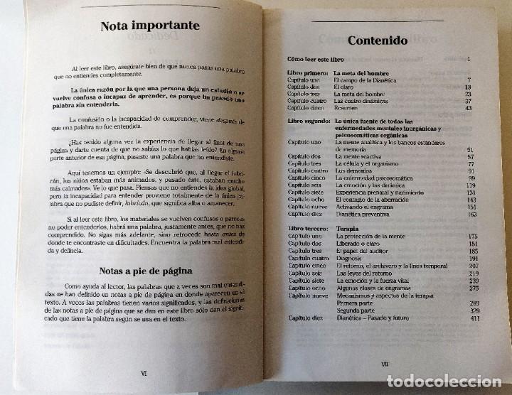 Libros de segunda mano: Libro Dianetica. El poder del pensamiento. - Foto 5