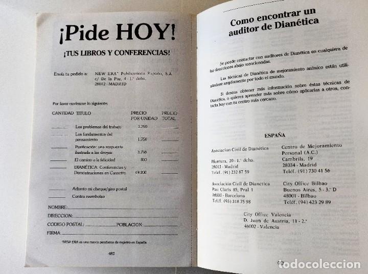 Libros de segunda mano: Libro Dianetica. El poder del pensamiento. - Foto 9