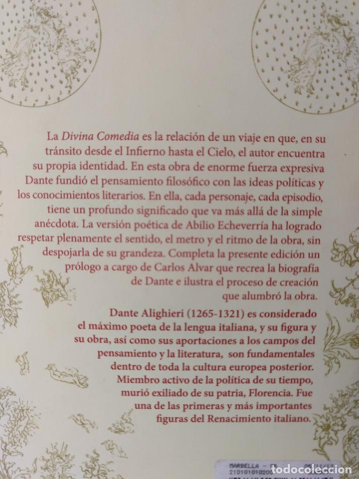 Libros de segunda mano: Divina comedia. Dante. Versi&oacute;n de Abilio Echevarr&iacute;a. Alianza Editorial - Foto 2