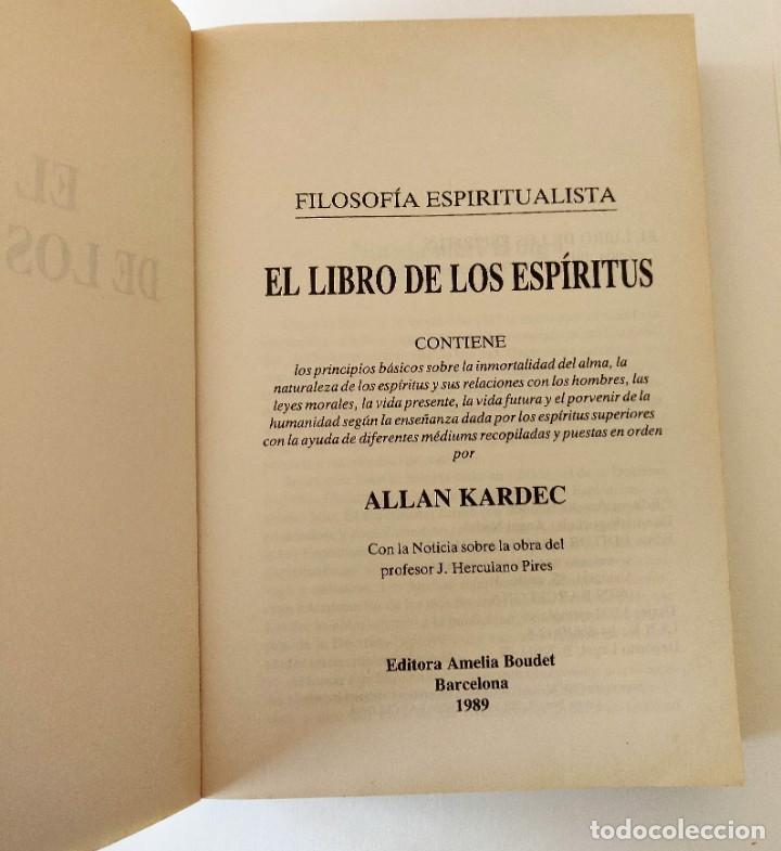 Libros de segunda mano: El Libro de los Espiritus - Foto 3