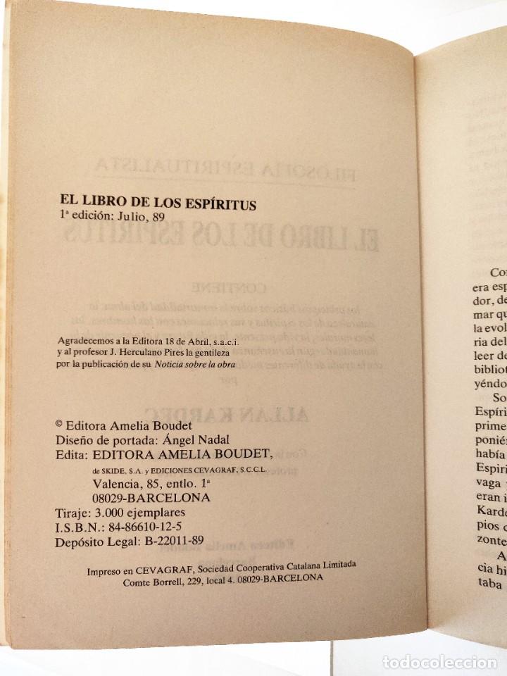 Libros de segunda mano: El Libro de los Espiritus - Foto 4
