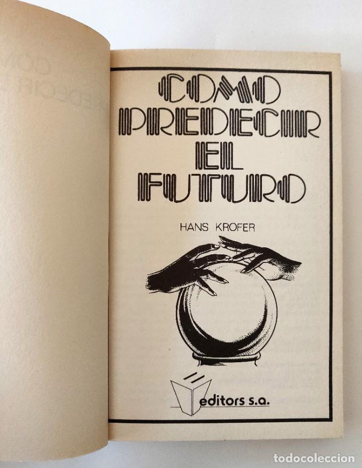Libros de segunda mano: Libro Como Predecir el futuro - Foto 2