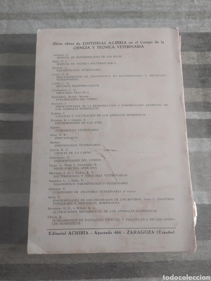 Libros de segunda mano: Enfermedades de la oveja TH. HIEPE - Foto 6